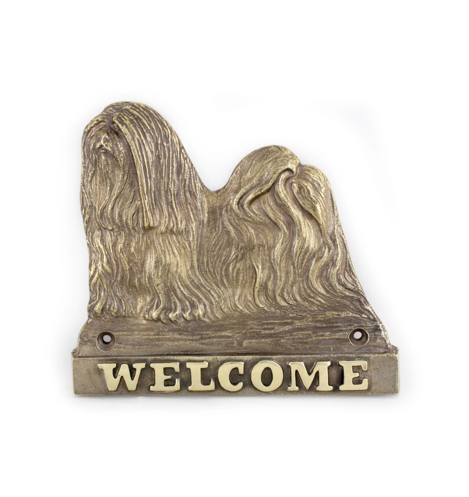 Lhasa Apso welcome plakietka Art-Dog